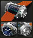 Load image into Gallery viewer, The Cylindrex Silver Cobalt
